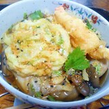 紫蘇香る♡しめじ茗荷キャベツの天ぷら蕎麦